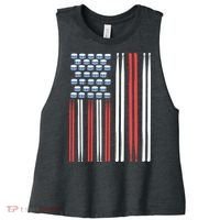 Drum Sticks Shirts Drummer Gift Drumming Percussion Women's Racerback Cropped Tank thumb 0