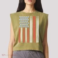 Drum Sticks Shirts Drummer Gift Drumming Percussion Garment-Dyed Women's Muscle Tee thumb 2