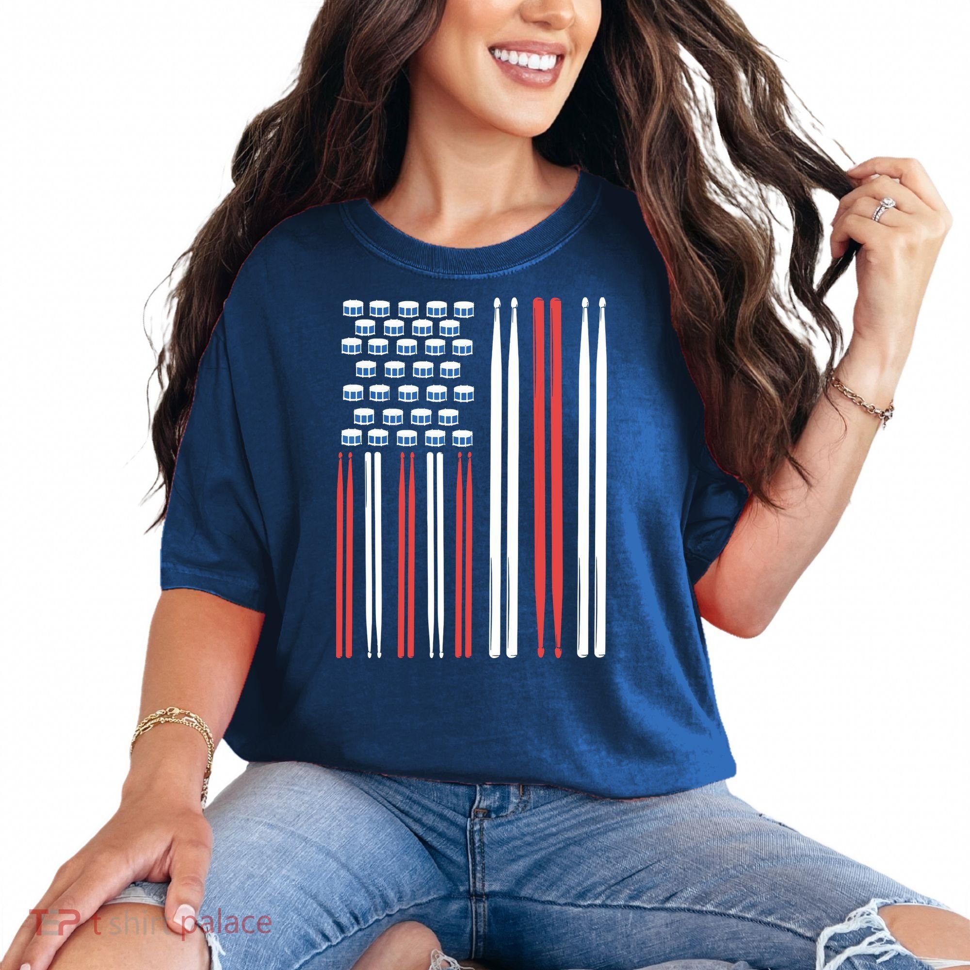 Drum Sticks Shirts Drummer Gift Drumming Percussion Comfort Colors T-Shirt
