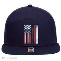Drum Sticks Shirts Drummer Gift Drumming Percussion 7 Panel Mesh Trucker Snapback Hat thumb 0