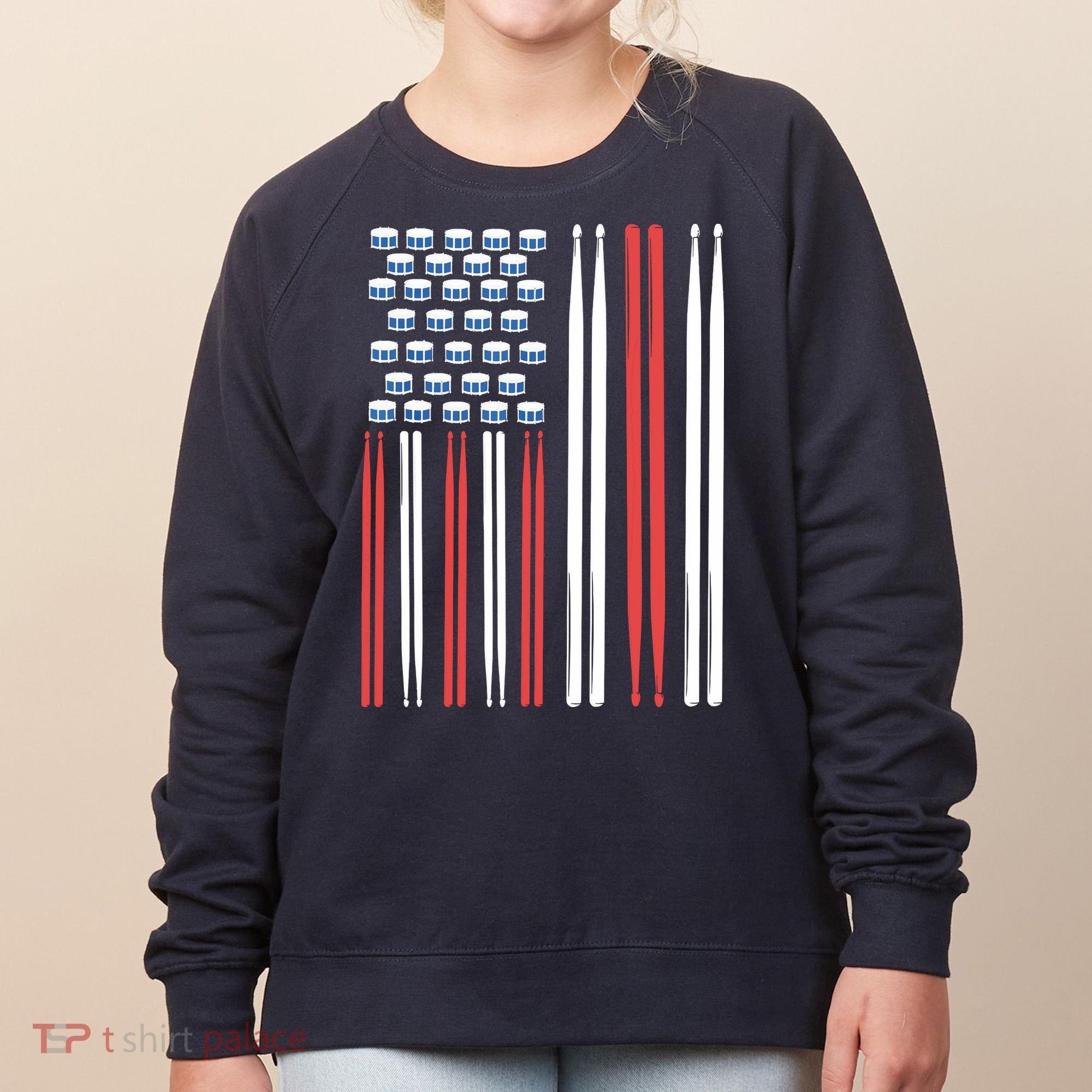 Drum Sticks Shirts Drummer Gift Drumming Percussion Women's Sweatshirt