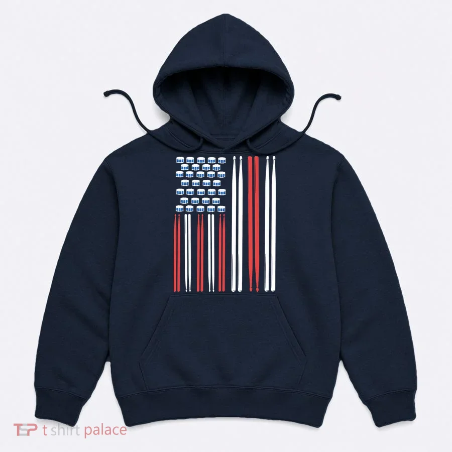 Drum Sticks Shirts Drummer Gift Drumming Percussion Hoodie