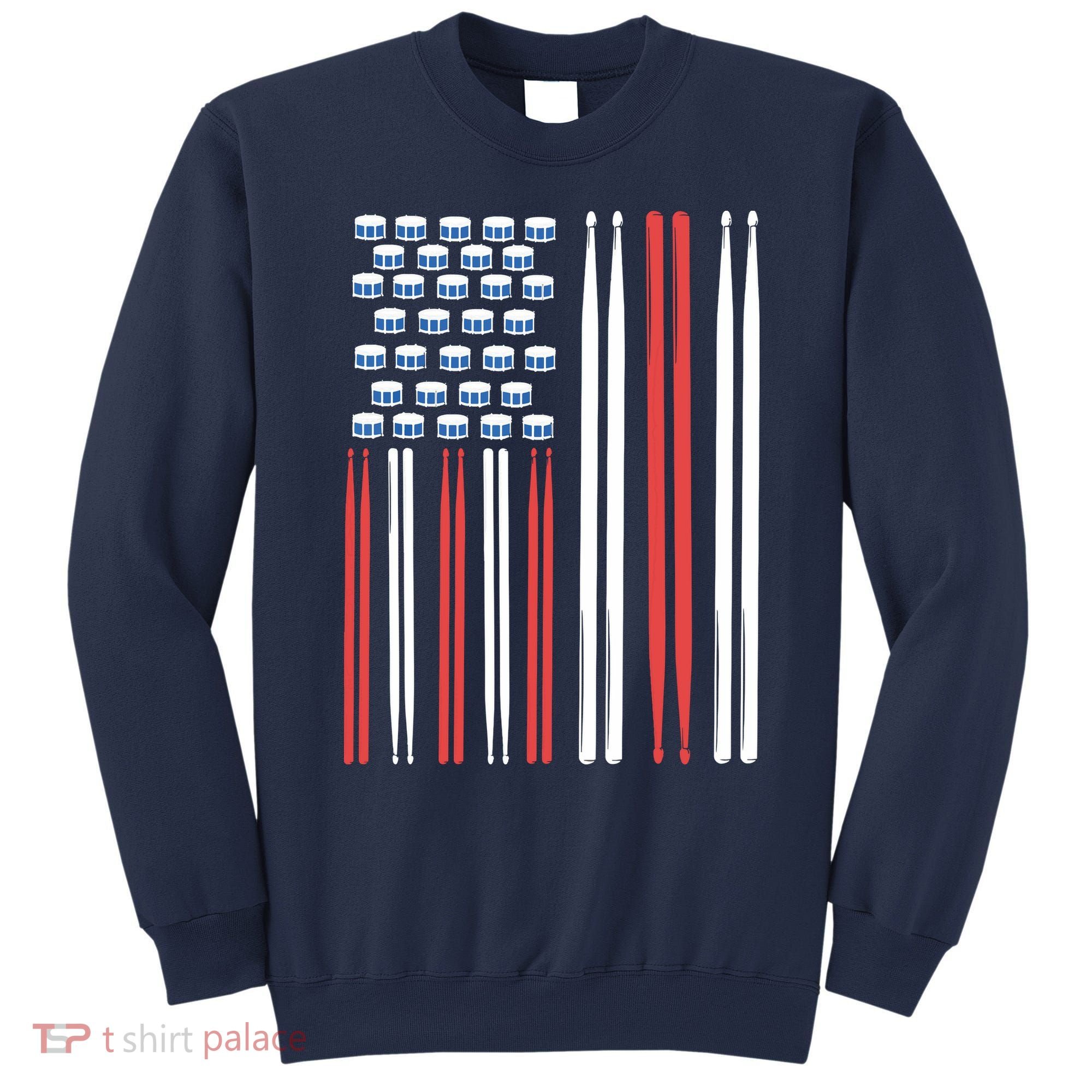 Drum Sticks Shirts Drummer Gift Drumming Percussion Sweatshirt