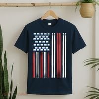Drum Sticks Shirts Drummer Gift Drumming Percussion T-Shirt thumb 2