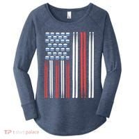 Drum Sticks Shirts Drummer Gift Drumming Percussion Women's Perfect Tri Tunic Long Sleeve Shirt thumb 0