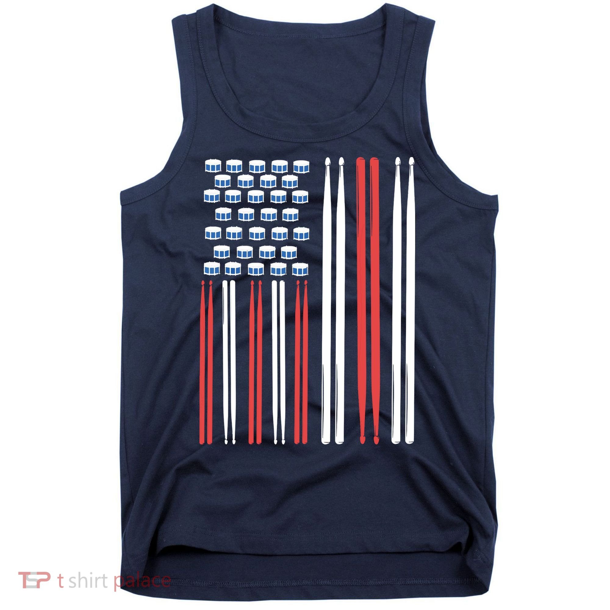 Drum Sticks Shirts Drummer Gift Drumming Percussion Tank Top