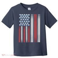 Drum Sticks Shirts Drummer Gift Drumming Percussion Toddler T-Shirt thumb 0
