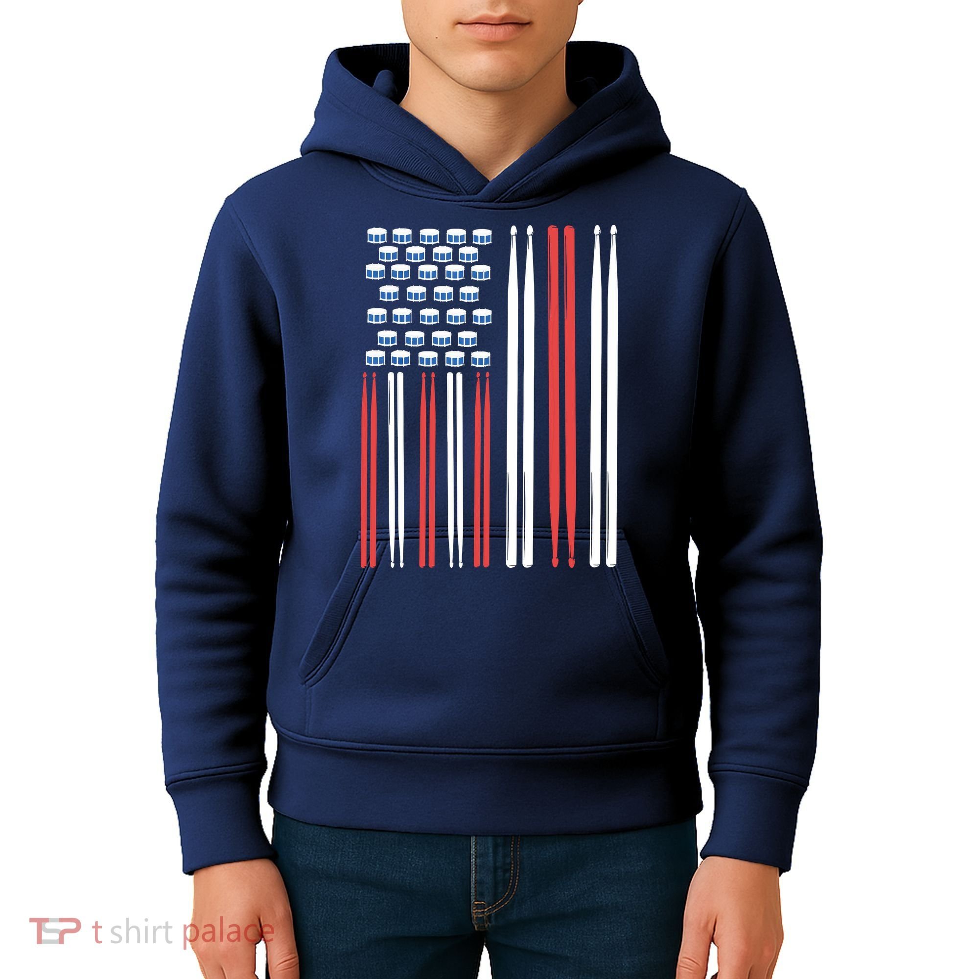 Drum Sticks Shirts Drummer Gift Drumming Percussion Kids Hoodie