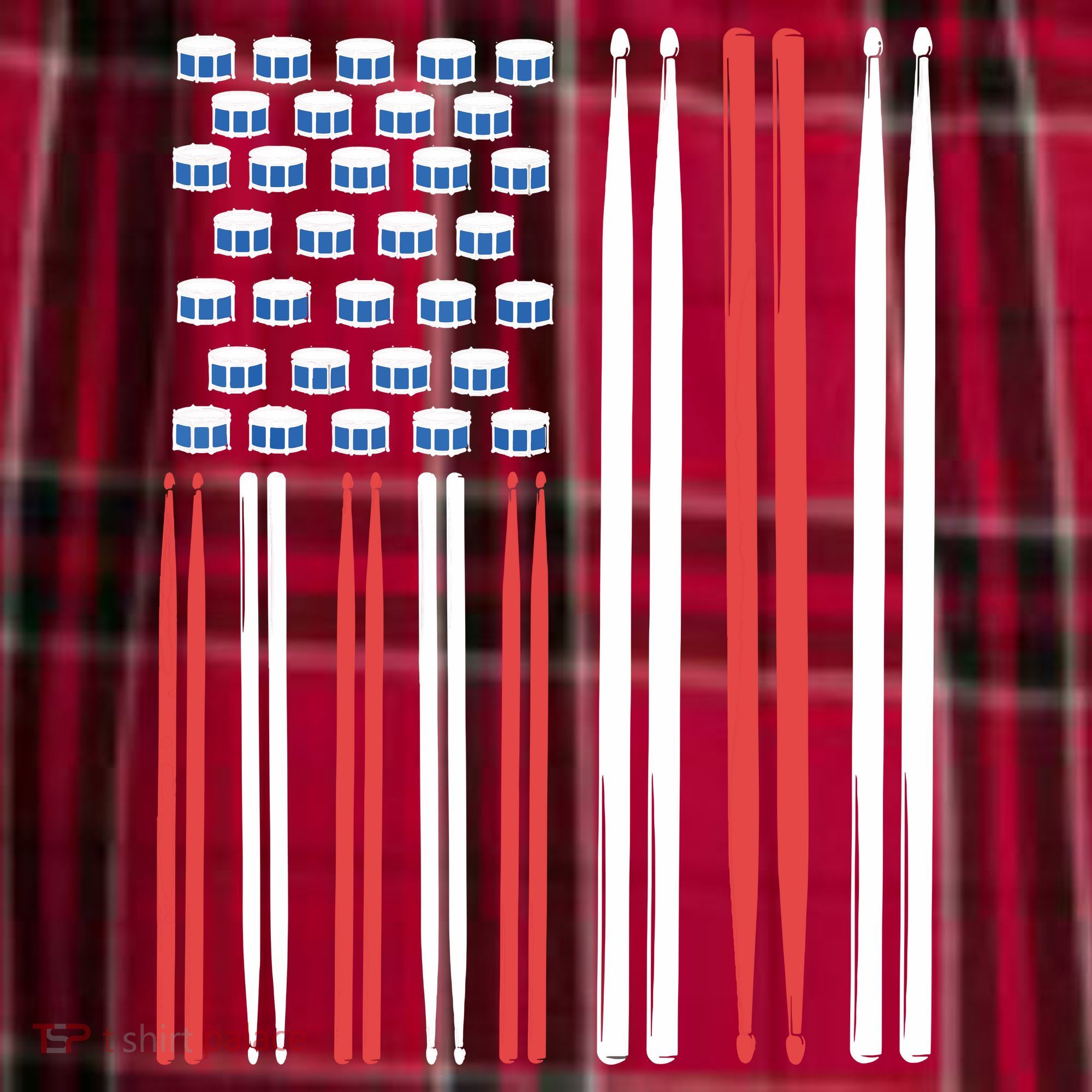 Drum Sticks Shirts Drummer Gift Drumming Percussion Women's Flannel Plaid Pajama Pants