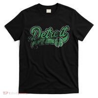 Detroit Shamrock St. Patrick's Day Saint Paddy's Irish Gift T-Shirt thumb 0