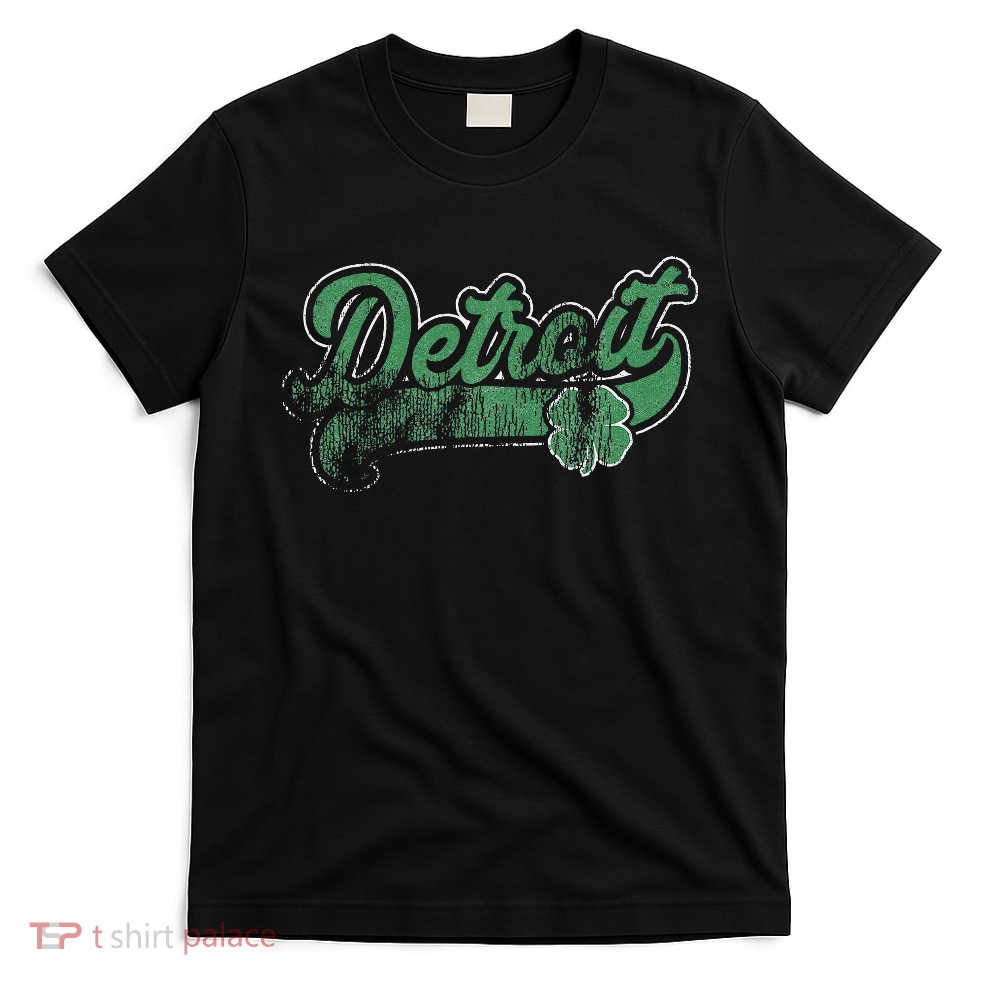 Detroit Shamrock St. Patrick's Day Saint Paddy's Irish Gift T-Shirt