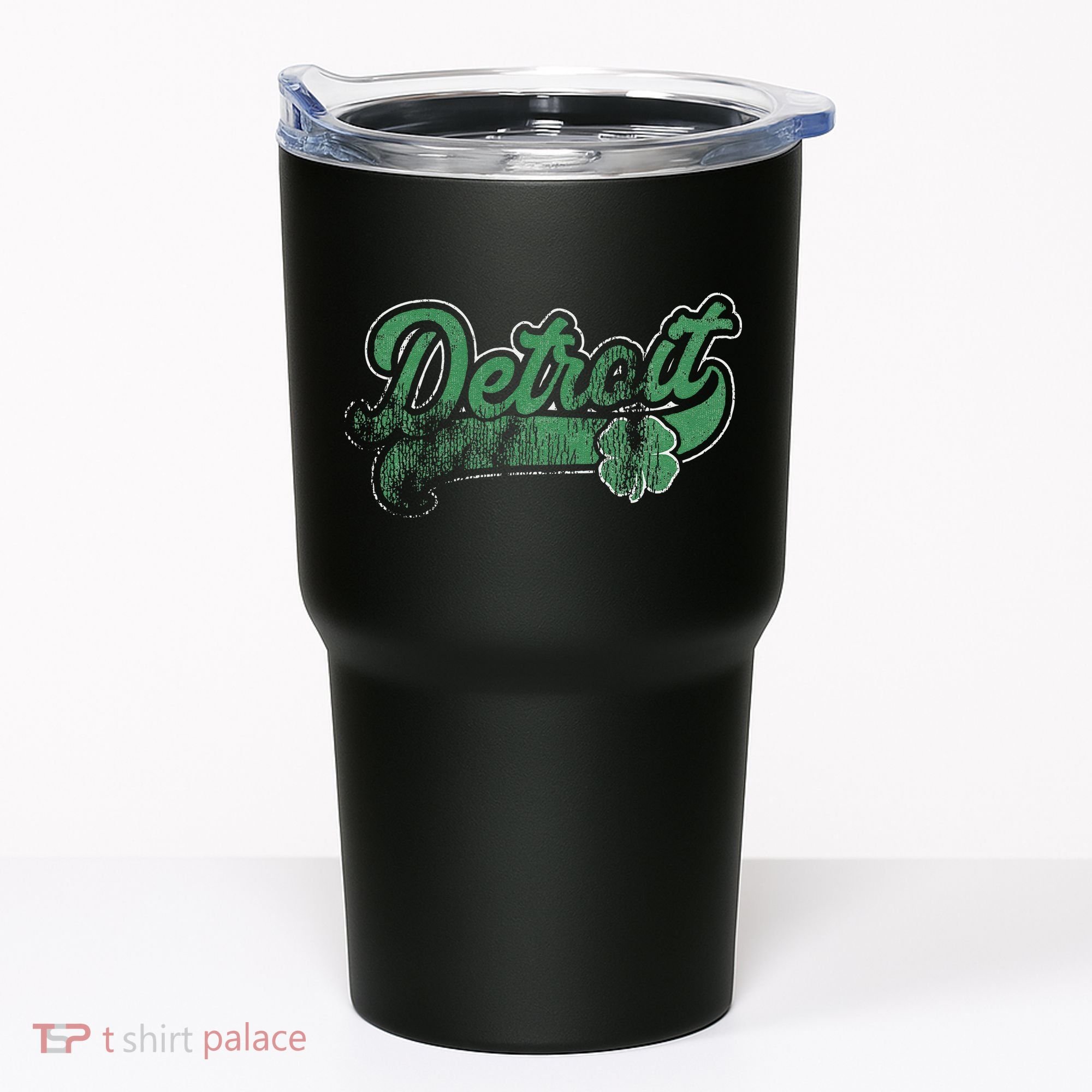 Detroit Shamrock St. Patrick's Day Saint Paddy's Irish Gift Tumbler