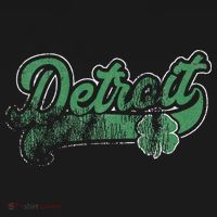 Detroit Shamrock St. Patrick's Day Saint Paddy's Irish Gift Mousepad thumb 1