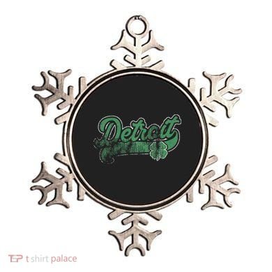 Detroit Shamrock St. Patrick's Day Saint Paddy's Irish Gift Ornament