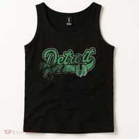 Detroit Shamrock St. Patrick's Day Saint Paddy's Irish Gift Tank Top thumb 2