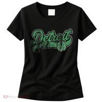 Detroit Shamrock St. Patrick's Day Saint Paddy's Irish Gift Women's T-Shirt thumb 0