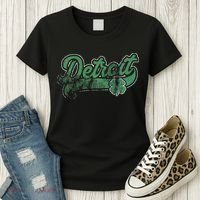 Detroit Shamrock St. Patrick's Day Saint Paddy's Irish Gift Women's T-Shirt thumb 3