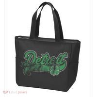 Detroit Shamrock St. Patrick's Day Saint Paddy's Irish Gift Tote Bag thumb 3