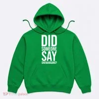 Did Someone Say Shenanigans Funny St Patricks Day Hoodie thumb 0