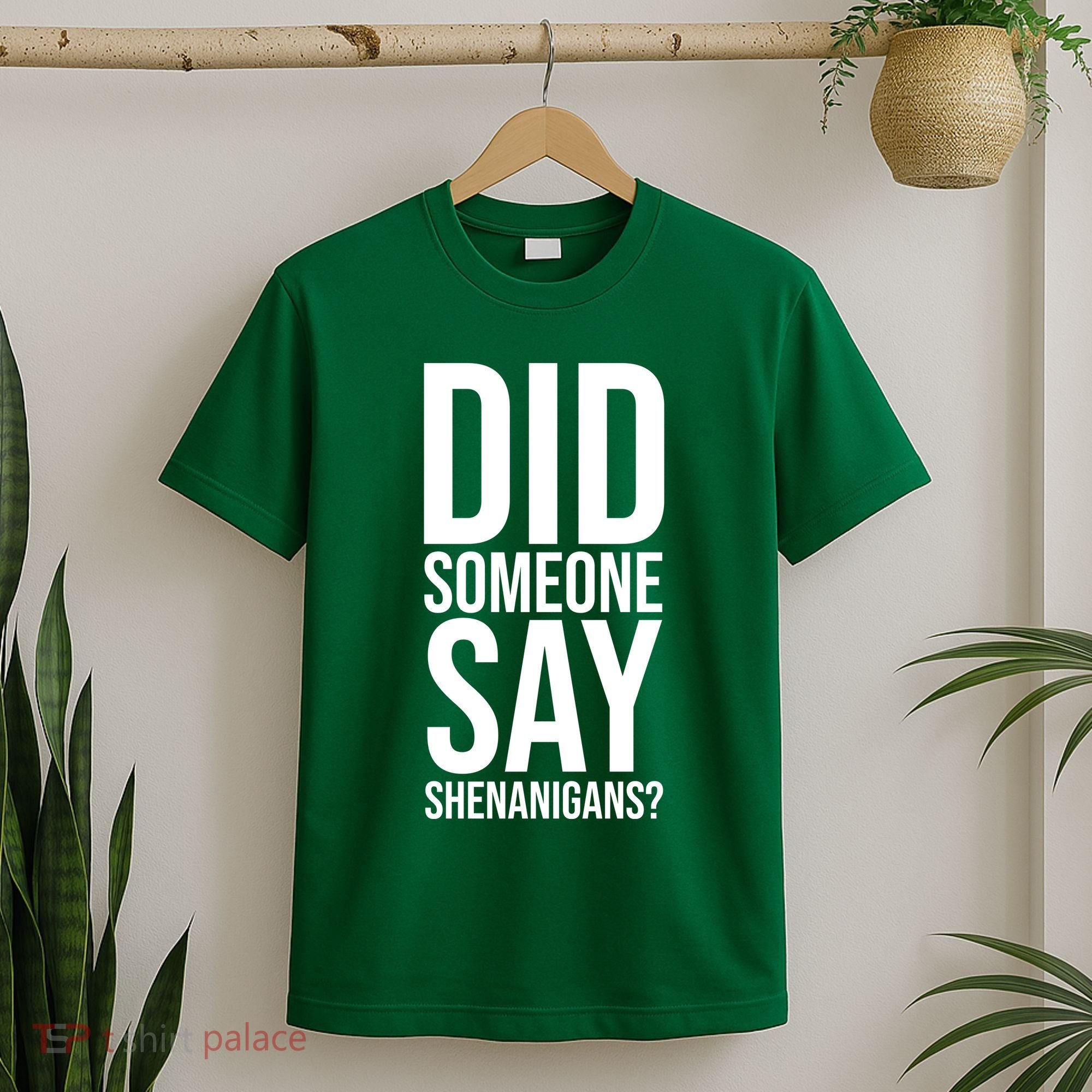 Did Someone Say Shenanigans Funny St Patricks Day T-Shirt