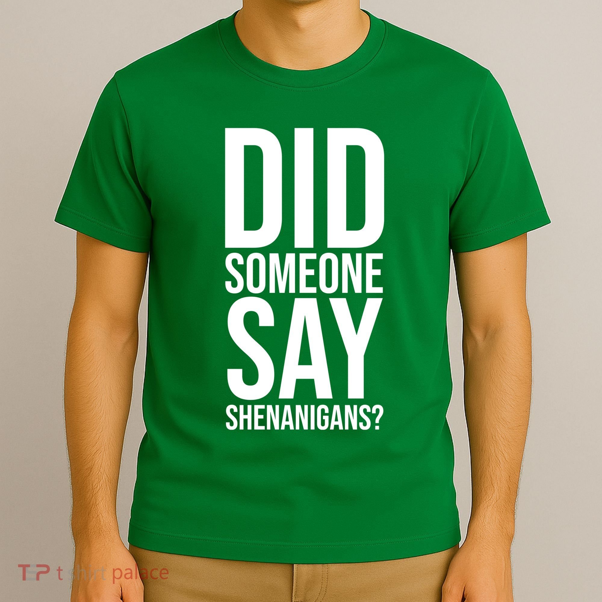 Did Someone Say Shenanigans Funny St Patricks Day T-Shirt