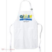 Down Syndrome Support Squad Rainbow Floral Heart Apron thumb 0