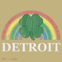 Detroit Shamrock St. Patrick's Day Rainbow Saint Paddy's Mousepad thumb 1