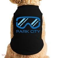 Distressed Ski & Snowboard Goggle Park City Utah Doggie Tank thumb 0