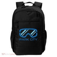 Distressed Ski & Snowboard Goggle Park City Utah Backpack thumb 0