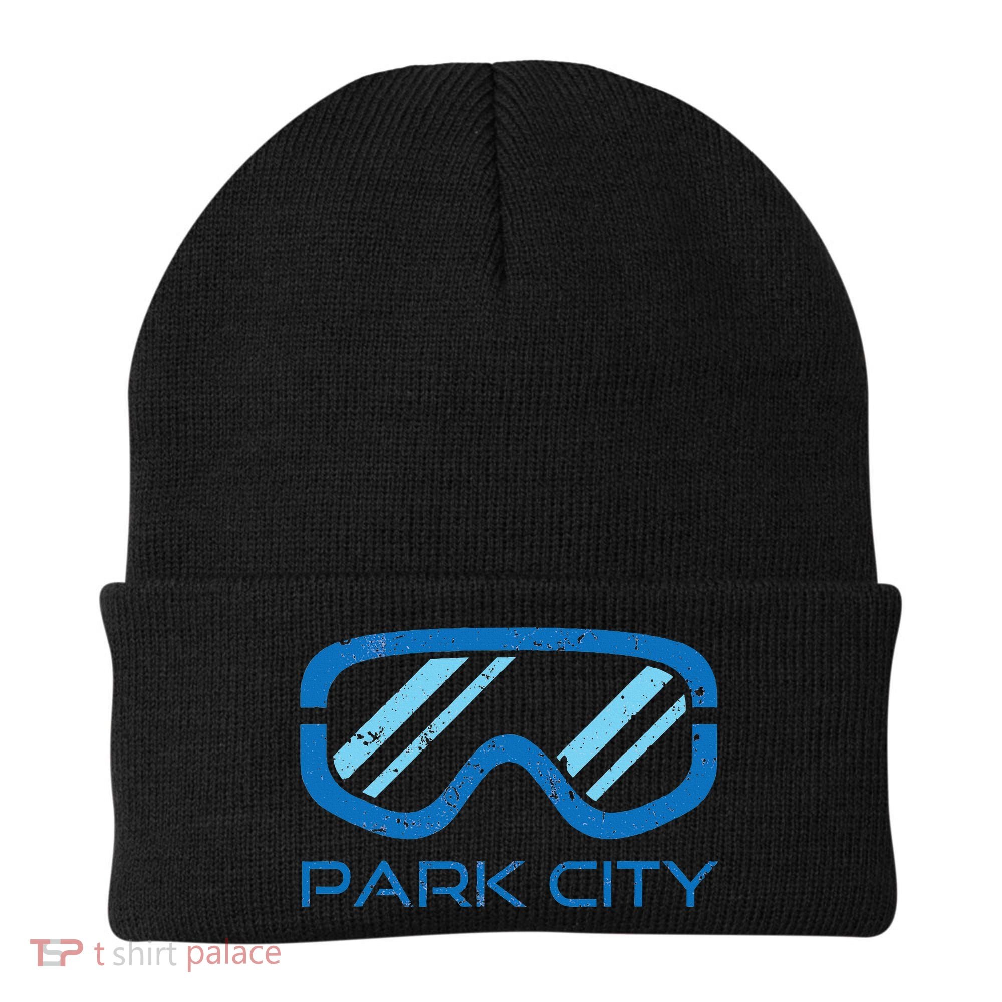 Distressed Ski & Snowboard Goggle Park City Utah Beanie
