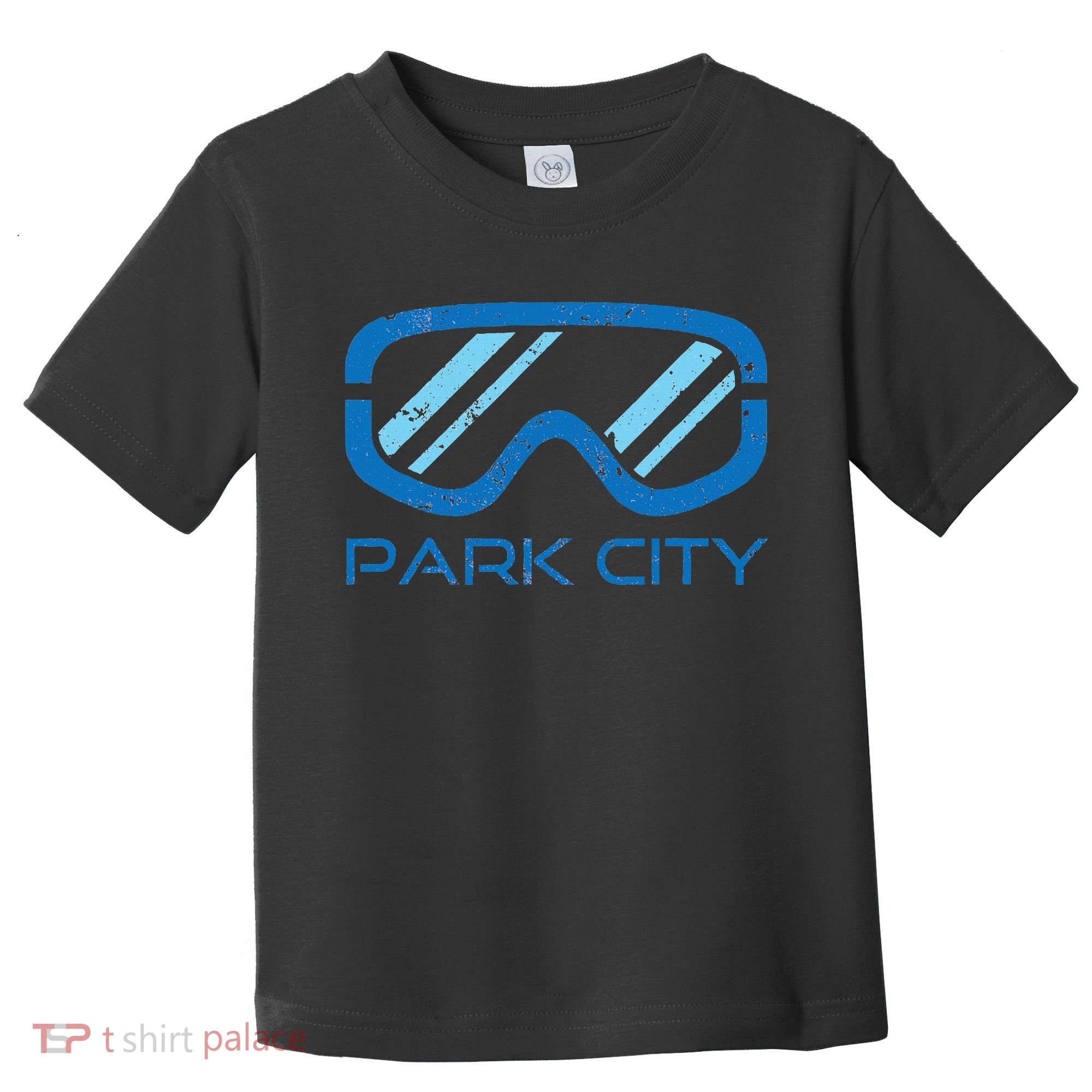 Distressed Ski & Snowboard Goggle Park City Utah Toddler T-Shirt