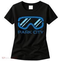 Distressed Ski & Snowboard Goggle Park City Utah Women's T-Shirt thumb 0