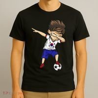 Dabbing Soccer  South Korea Jersey Shirt Korean Football T-Shirt thumb 3