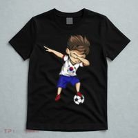 Dabbing Soccer  South Korea Jersey Shirt Korean Football T-Shirt thumb 5