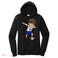 Dabbing Soccer  South Korea Jersey Shirt Korean Football Women's Hoodie thumb 0