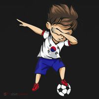 Dabbing Soccer  South Korea Jersey Shirt Korean Football Women's Tank Top thumb 5