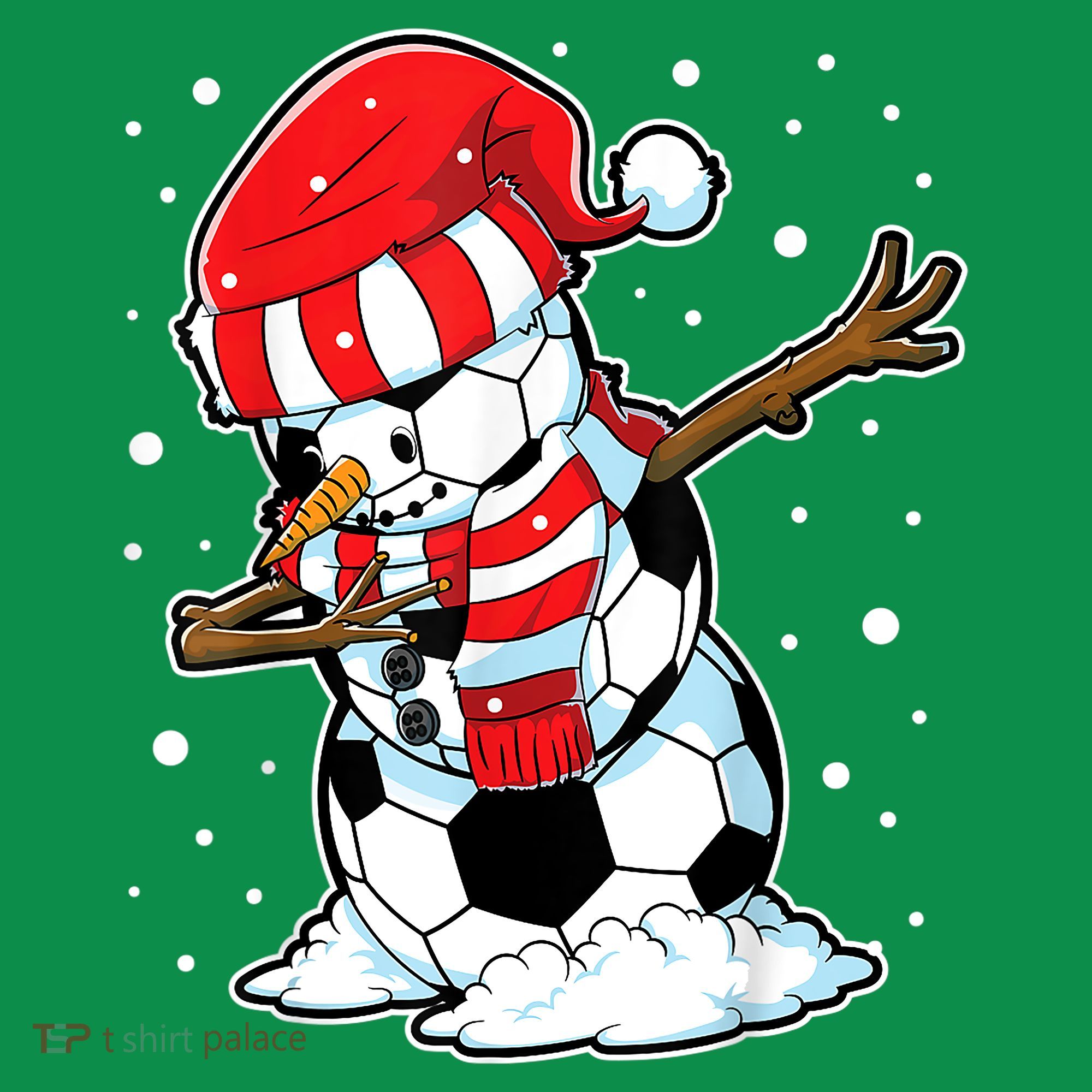 Dabbing Snowman Soccer Ball Christmas Santa Boys Dab Sport Team Sweatshirt