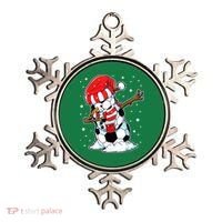 Dabbing Snowman Soccer Ball Christmas Santa Boys Dab Sport Team Ornament thumb 0