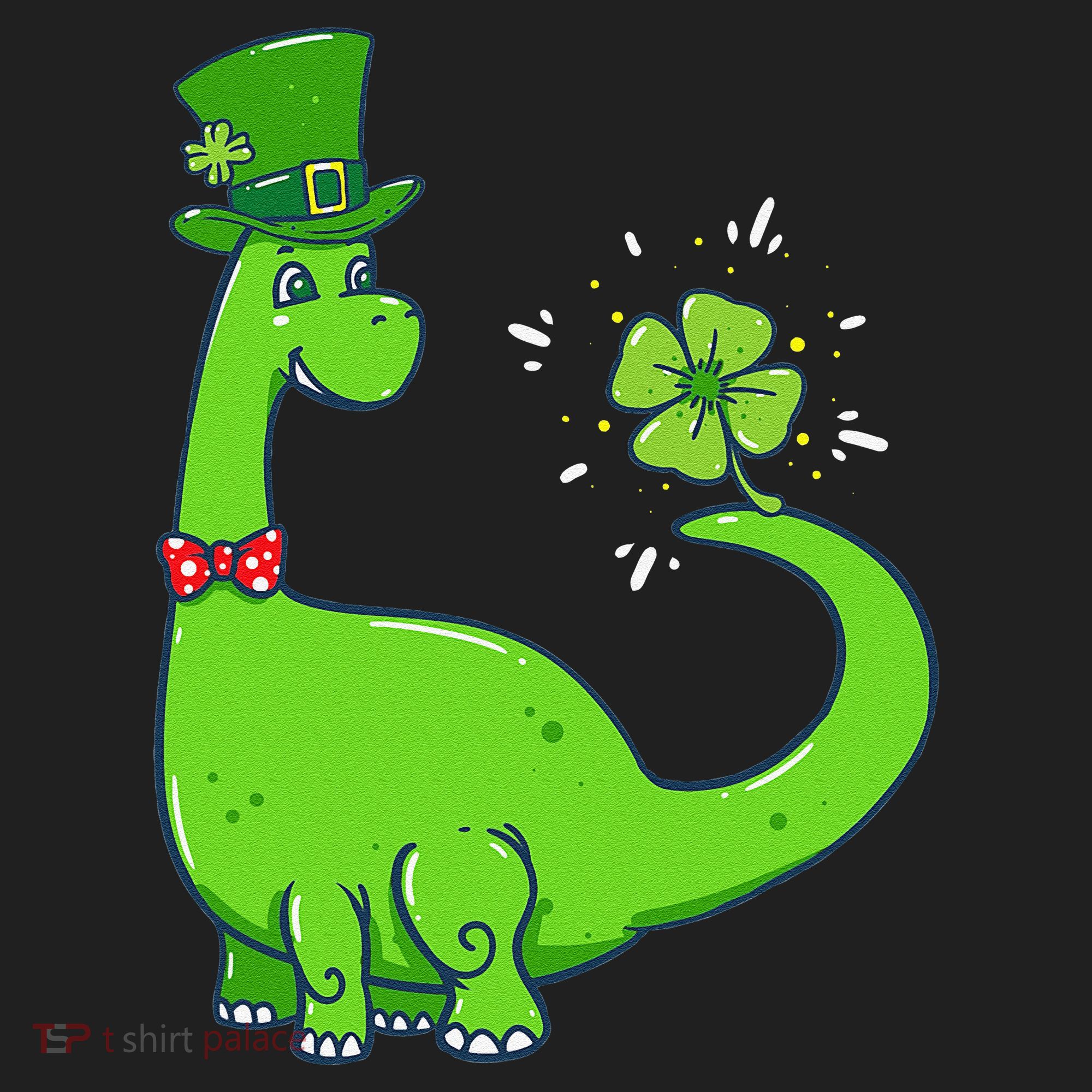 Dinosaur Shamrock St Patrick's Day Women's Sweatshirt