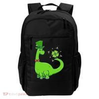 Dinosaur Shamrock St Patrick's Day Backpack thumb 0
