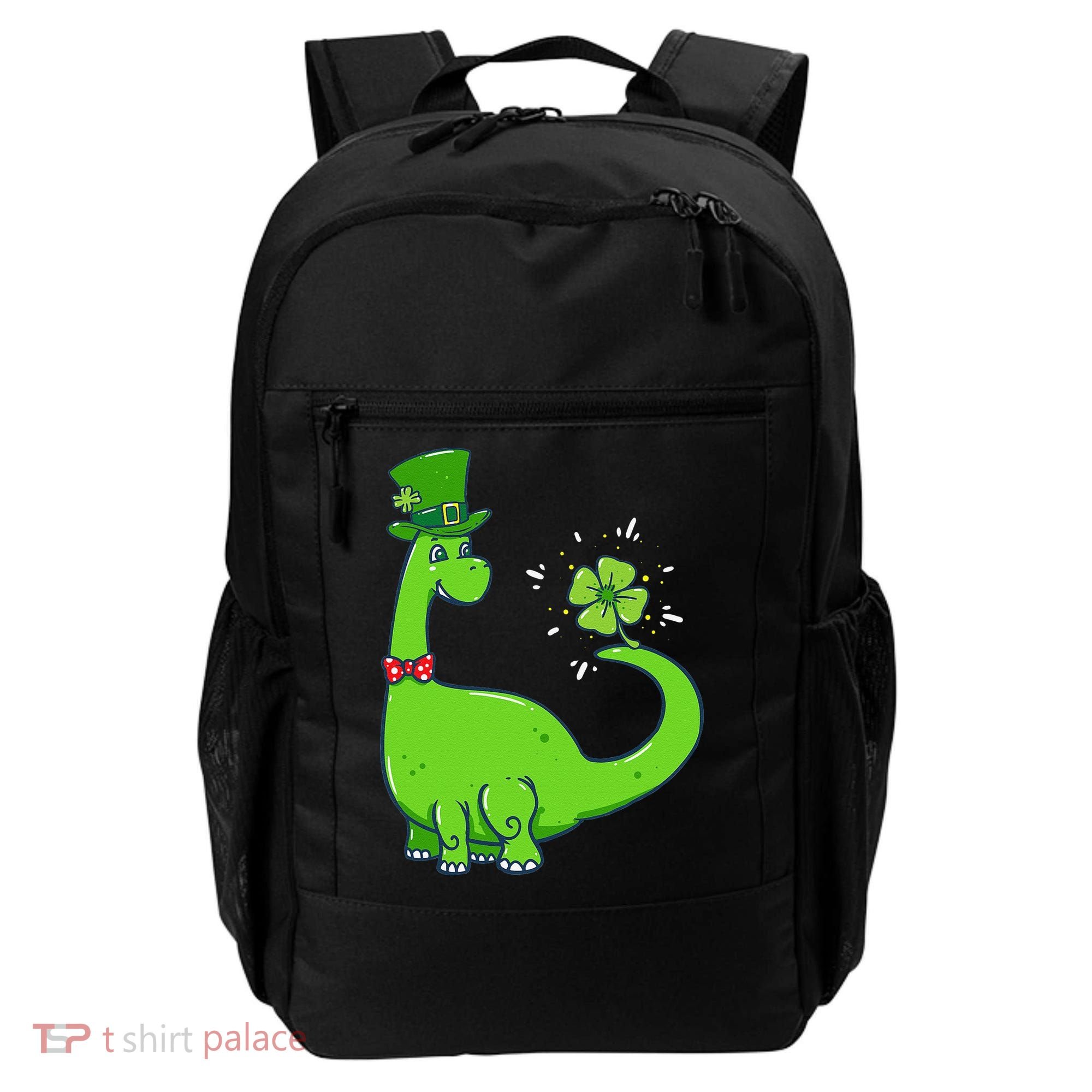 Dinosaur Shamrock St Patrick's Day Backpack