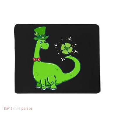 Dinosaur Shamrock St Patrick's Day Mousepad