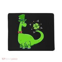 Dinosaur Shamrock St Patrick's Day Mousepad thumb 0