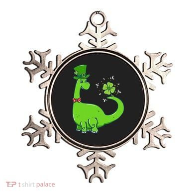 Dinosaur Shamrock St Patrick's Day Ornament