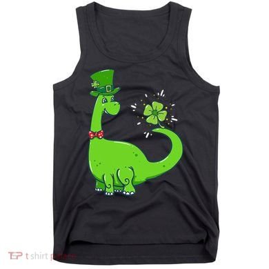 Dinosaur Shamrock St Patrick's Day Tank Top