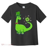 Dinosaur Shamrock St Patrick's Day Toddler T-Shirt thumb 0