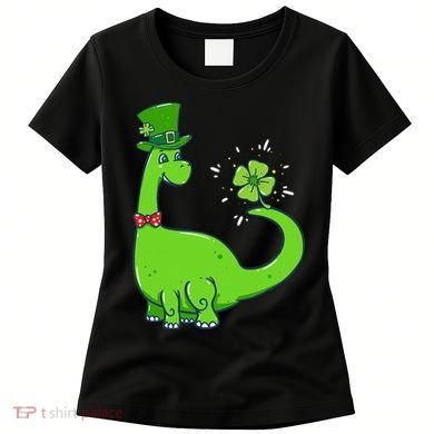 Dinosaur Shamrock St Patrick's Day Women's T-Shirt