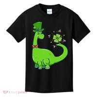 Dinosaur Shamrock St Patrick's Day Kids T-Shirt thumb 0