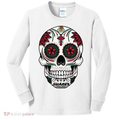 Daniel SuáRez Skull 99 Kids Long Sleeve Shirt