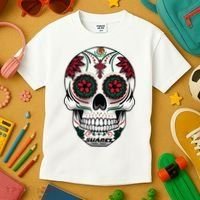 Daniel SuáRez Skull 99 Kids T-Shirt thumb 3